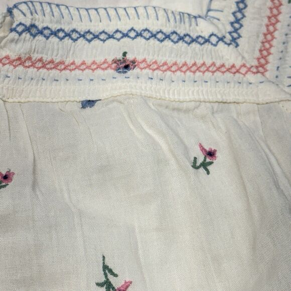 Old Navy Dainty Floral Cute Peasant Tiered Sleeveless Pockets Maxi Dress X-Large - Picture 9 of 10